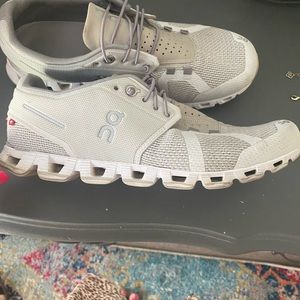 on cloud tennis shoes